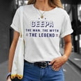 thumbnail image 4 of Geepa Grandpa Gift Geepa The Man The Myth The Legend V2 Unisex Jersey Crewneck Tshirt, 4 of 6