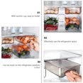 thumbnail image 4 of Cajón para alimentos con ventosa para el refrigerador del hogar, 4 of 5