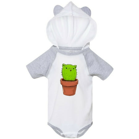 

Inktastic Cute Cat Cactus Gift Baby Boy or Baby Girl Bodysuit
