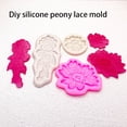 thumbnail image 2 of Monstrate Molde de silicona para Tartas, molde para cupcakes de Chocolate con Fondant de flores, moldes para decoración de postres, utensilios Herramientas y accesorios para hornear Rosado Florón, 2 of 6