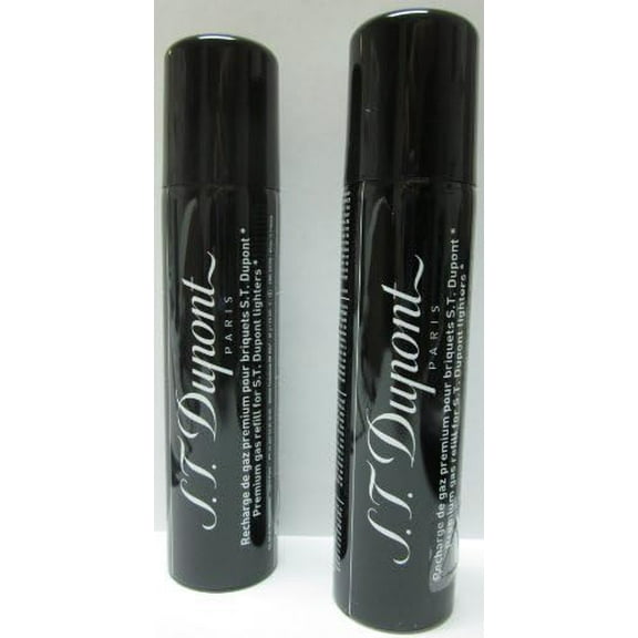 S.T. Dupont Gas Refill 2 Pack - Maxijet, Minijet, Xtend, Ligne 2 Torch 430 by DuPont