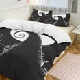 thumbnail image 2 of The Nightmare Before Christmas Bedding System Smooth Fabric Zipper Closure Comfortable Texture Soft Feel Duvet Cover Sets Pack, 2 of 5