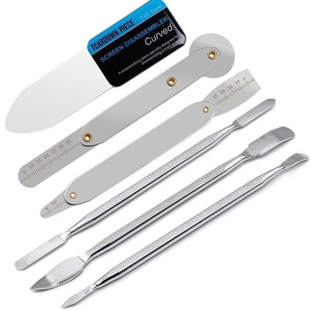 Kit de herramientas de reparación Oruiiju de metal Spudger Pry de 6 piezas para electrónica