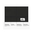 thumbnail image 3 of LUXPaper 9 x 12 Presentation Folder, Midnight Black, 250/Pack, 3 of 4