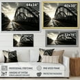 thumbnail image 4 of Designart "Shadow of the Rollercoaster" Architecture Floater Framed Wall Decor, 4 of 7