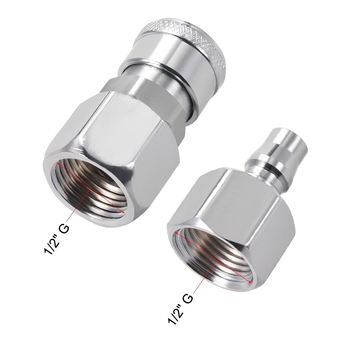 Quick Coupler,1/2 Inch Pressure Washer Adapter Set Air Connect Fitting
