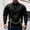 Black, variant on SYMOID Men’s 100% Polyester Quarter Zip Pullover Sweatshirt - Black, Size M, Quick-Dry, Slim Fit, Kangaroo & Arm Pockets, Stand-Up Collar
