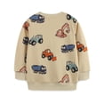 thumbnail image 6 of Edvintorg Kids Sweatshirts Cute Printed Crew Neck Long Sleeve Casual Pullover Top Fall Winter Clothes for Boys Size 1-7, 6 of 9