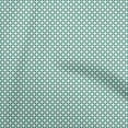thumbnail image 1 of oneOone Rayon Teal Green Fabric Geometric Craft Projects Decor Fabric Printed By The Yard 56 Inch Wide, 1 of 4