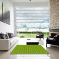 thumbnail image 7 of Ahgly Company Machine Washable Indoor Rectangle Transitional Dark Lime Green Area Rugs, 3' x 5', 7 of 7