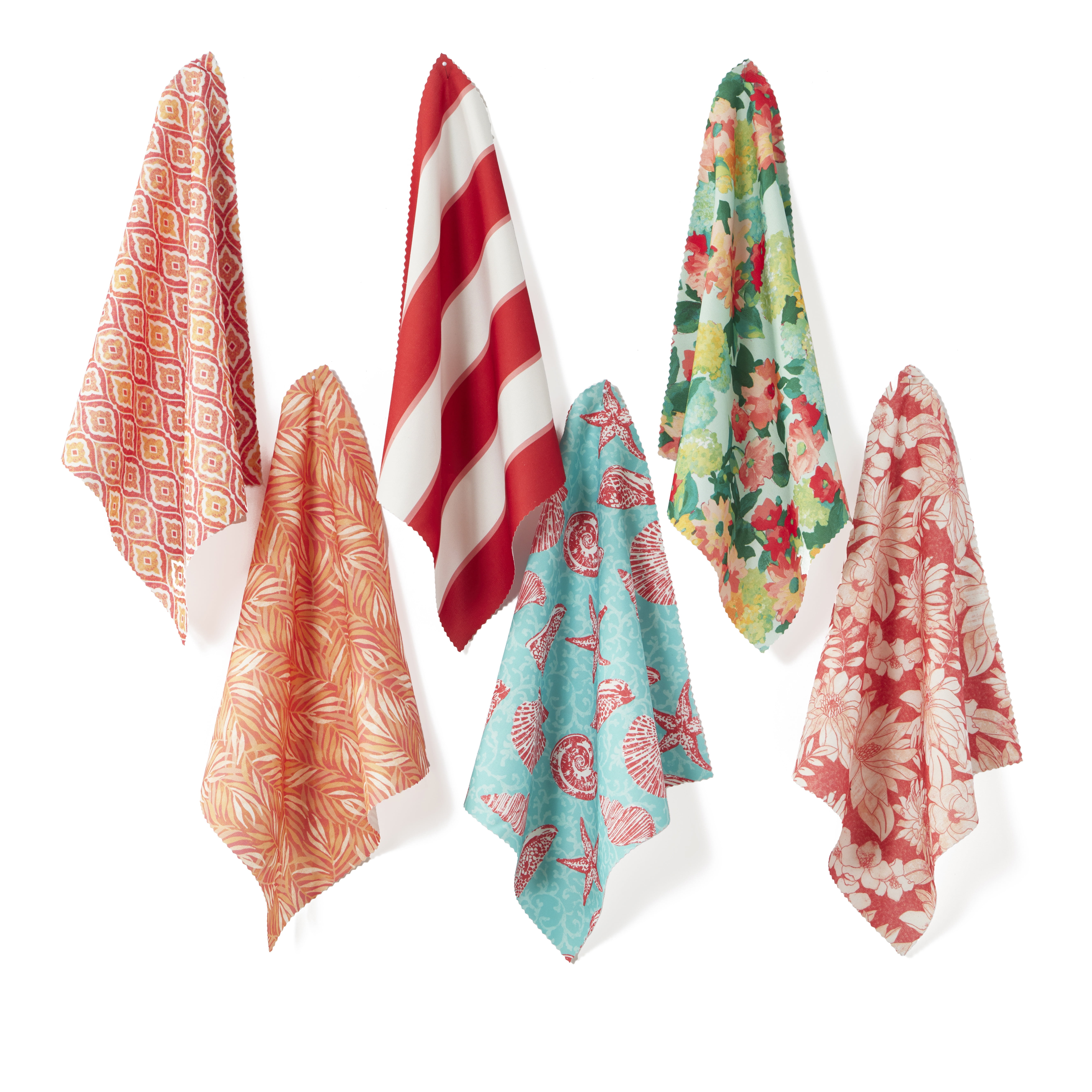 Waverly Inspirations, Home Decor, 100% Polyester, Water/Stain Resistant, Indoor/Outdoor Fabric - Print Width 54 Inch, Palm Beach, Melon, 2 Yard