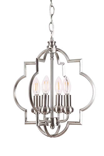 Homenovo Lighting Mersey Farmhouse 4-Light Chandelier