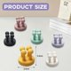 thumbnail image 2 of 6-piece perforated silicone toothbrush holder, wall mounted toothbrush holder, wall mounted toothbrush holder, 2 of 4