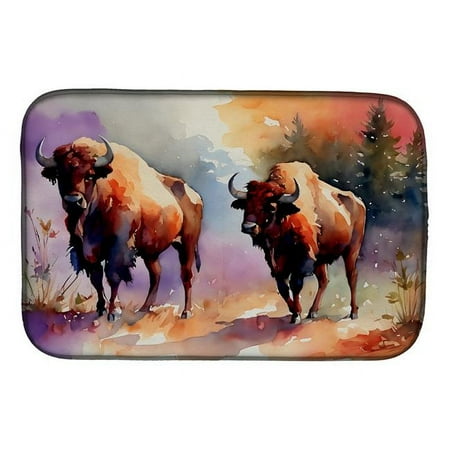 

Carolines Treasures DAC2884DDM 21 x 14 x 0.2 in. Polyester Buffalo Dish Drying Mat