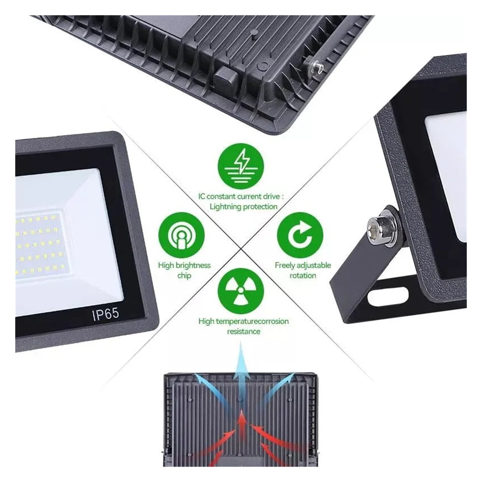 Led Flood Light Ultra-thin Outdoor Flood Light Led Reflector 100W Lamp IP65 Waterproof Garden Street Yard Spotlights ,Save Energ