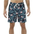 thumbnail image 2 of Mens Resort Premium Swim Trunks Board Shorts Swimwear Pink Flamingo, 2 of 5