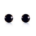 thumbnail image 2 of Galaxy Gold 14K Solid Gold 1.0 Carat Natural Black Diamond Stud Earrings for Women - Rose Gold Fine Jewelry, 2 of 3
