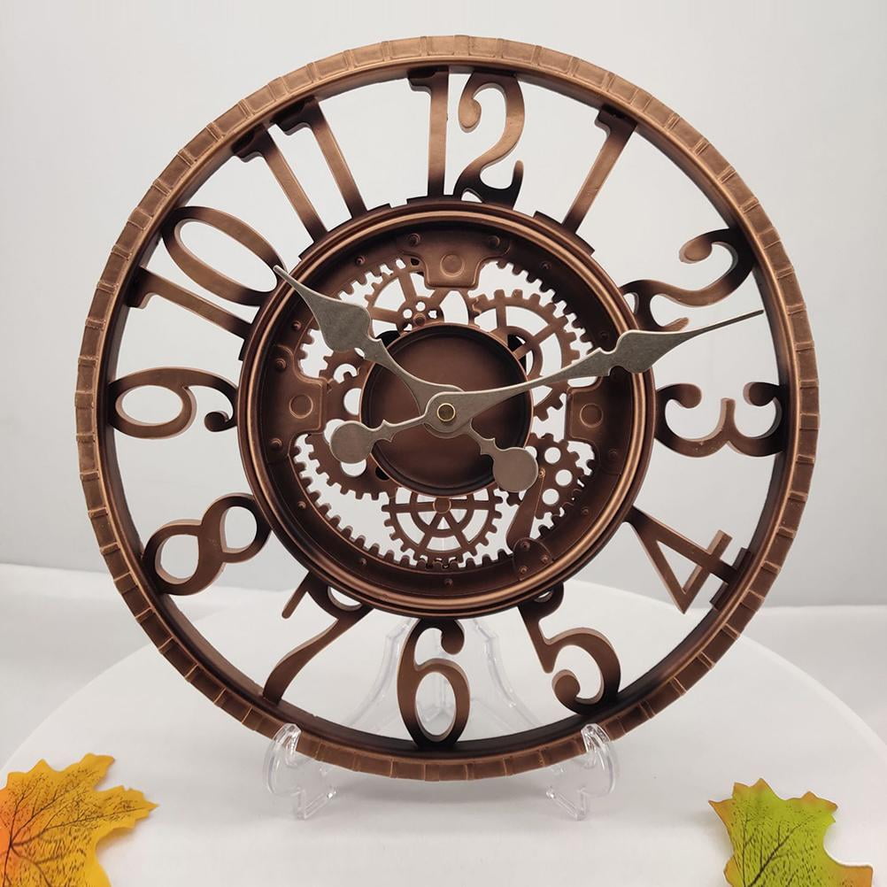 Vmarketingsite Horloge murale grand-père à piles pour décoration de