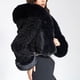 thumbnail image 5 of Chaqueta de invierno con capucha para mujer, cálida y con parches de ry, color liso, 5 of 7