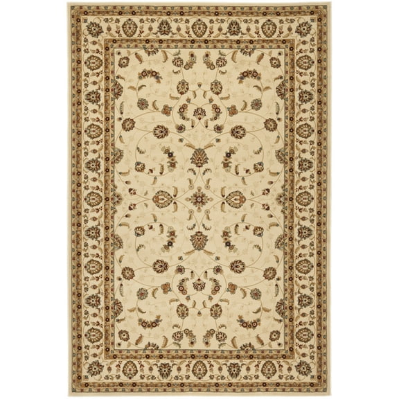 SAFAVIEH Majesty Joshua Floral Bordered Area Rug, Cream, 5'3" x 7'6"