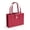 Red, variant on Fashion File Organizer Tote with Classy Black Faux Leather