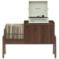 thumbnail image 1 of Crosley Luna Record Player Cabinet With Vinyl Storage in Walnut, 1 of 9