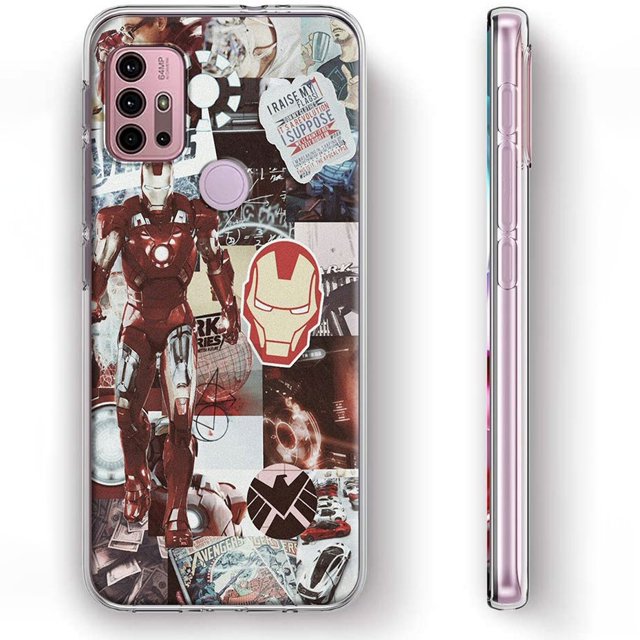 Funda De Silicona Suave Para MOTO G23 G22 G30 G20 G10 G8 Plus G60 G40 Fusion G9 Play G31 G7 Power Ironman Spiderman