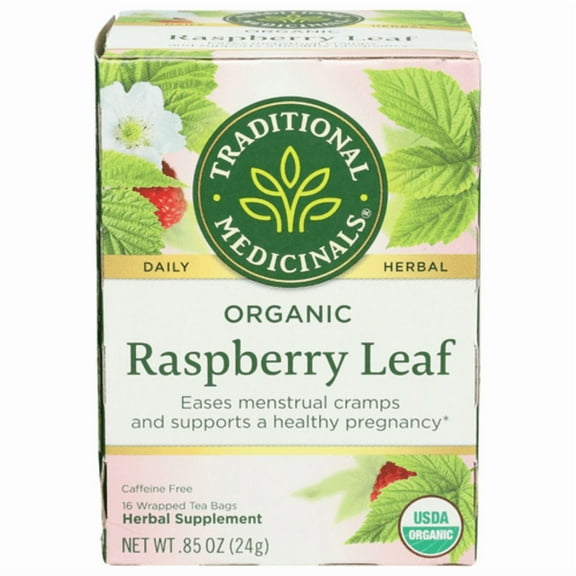 Pack of 2 - Traditional Medicinals Organic Raspberry Leaf Tea 16 ct