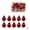 Wine419, variant on WWG Plastic Christmas Ornaments Balls, Mini Flocked Christmas Tree Decorations, Shatterproof 2cm Baubles with Hanging Loops, Includes 24 Pieces, for Christmas Tree, Wreaths, DIY Holiday Decor
