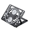 thumbnail image 1 of Soporte para Laptop Cooling KOKIYA 2 Ventiladores Silenciosos 6 Altura Ajustable Plegable Negro, 1 of 8