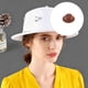 thumbnail image 2 of Modern British Hat with Sparkling Rhinestones Decors Full Day Comfort Top Hat For Formal Occasion and Casual Outfit brown, 2 of 4
