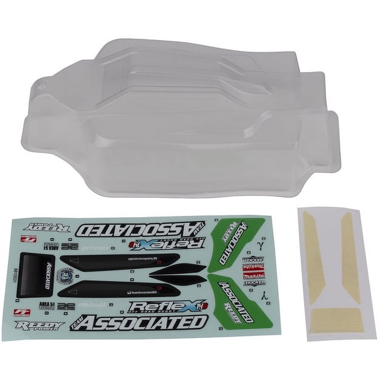 Team Associated Rival MT10 Clear Body V2 - RC Truck Replacement Body ASC25829