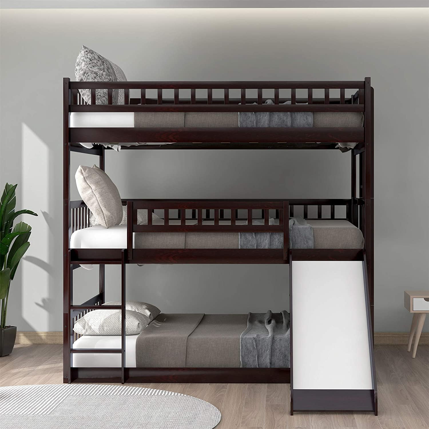 3 tier bunk bed walmart