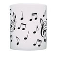 ThisWear Music Lovers Gifts Music Notes Mug Music Themed Gift Music