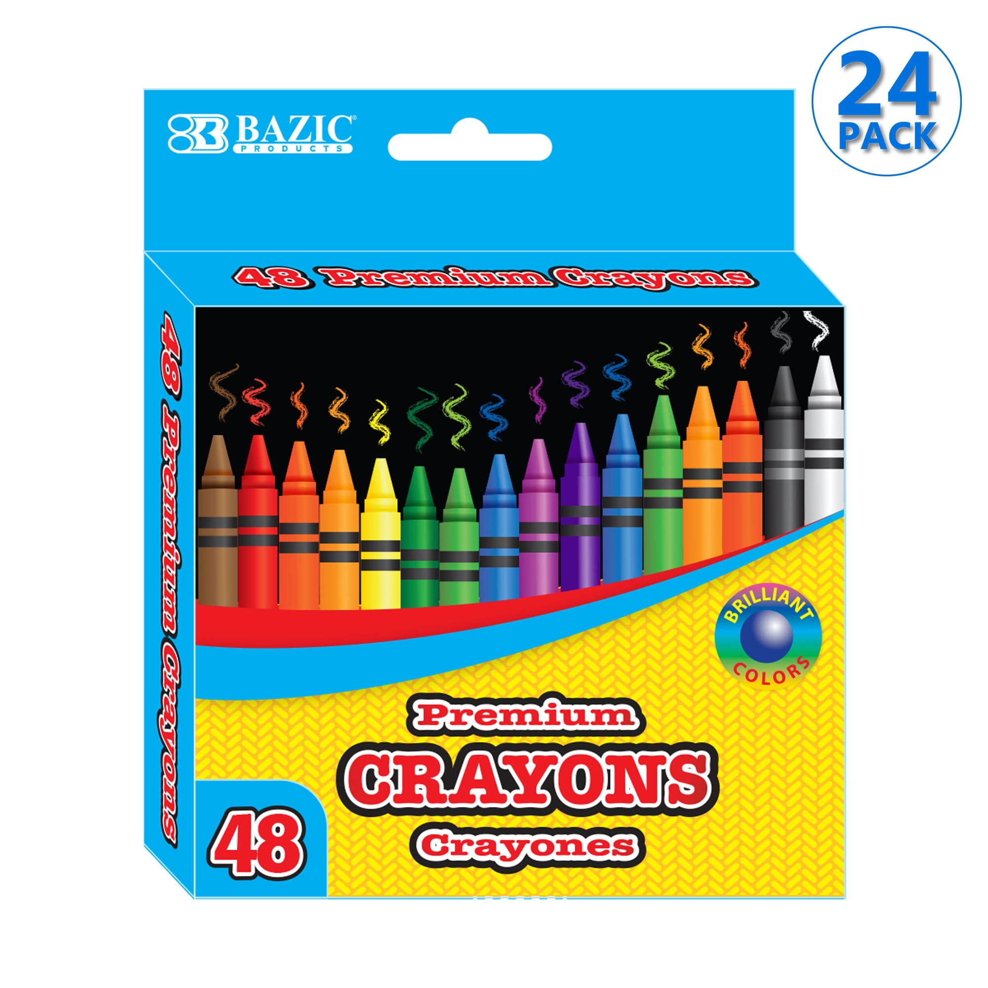 MULTI-PACK CRAYONS NONTOXIC 48 COUNTS AGE 3+ 