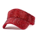thumbnail image 2 of LinYooLi Visières en Coton d'Été Couleur Strass Casquette de Protection Solaire Ajustable pour Hommes et Femmes 05, 2 of 6