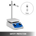 thumbnail image 1 of VEVOR Magnetic Stirrer SH-2 Heating Plate 5 x 5 inch Max 1000ml Magnetic Stirrer Hot Plate 100-1600 RPM Magnetic Stirrer Kit 180W Heating Power for Lab Liquid Mixing Heating, 1 of 8