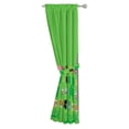 thumbnail image 4 of Cortinas de ventana Sunny Side Up Minecraft, 4 piezas, verdes para niños, 4 of 6