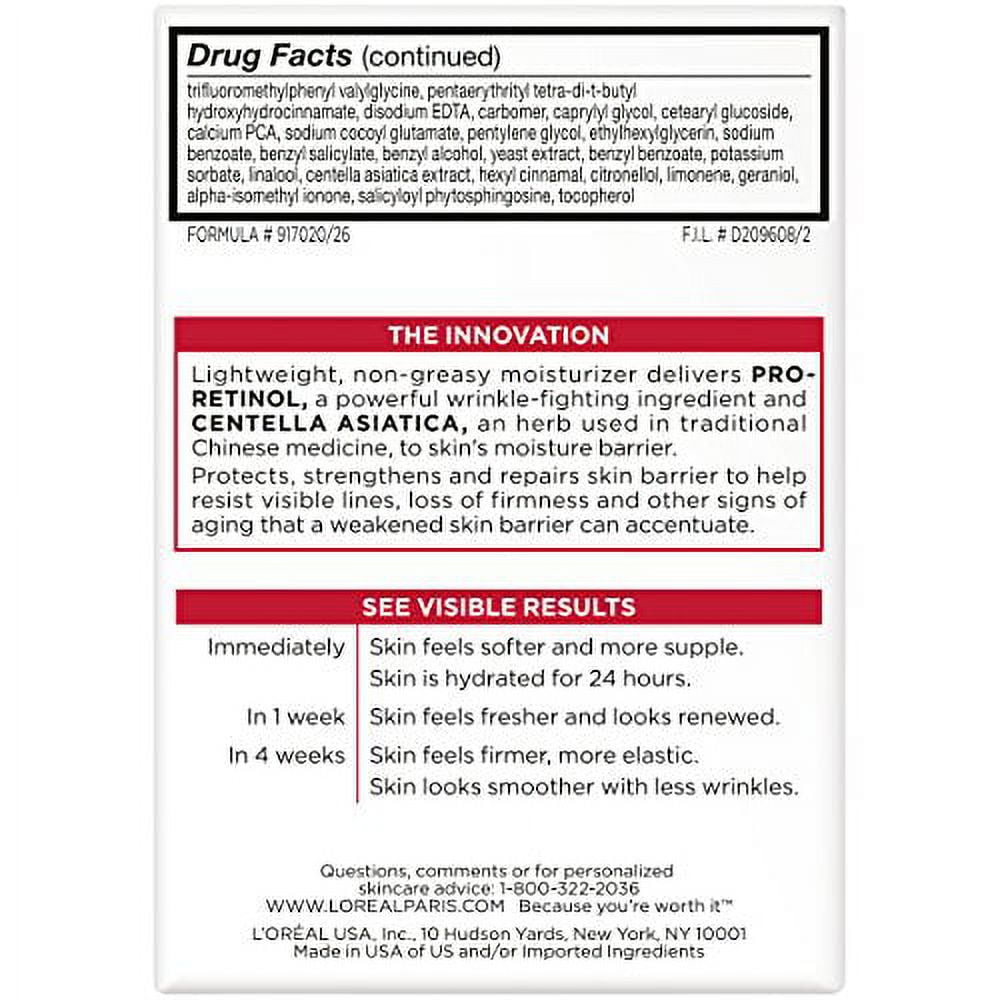 L'Oreal Paris Revitalift Anti-Wrinkle + Firming Day Moisturizer SPF 25, 1.7 oz