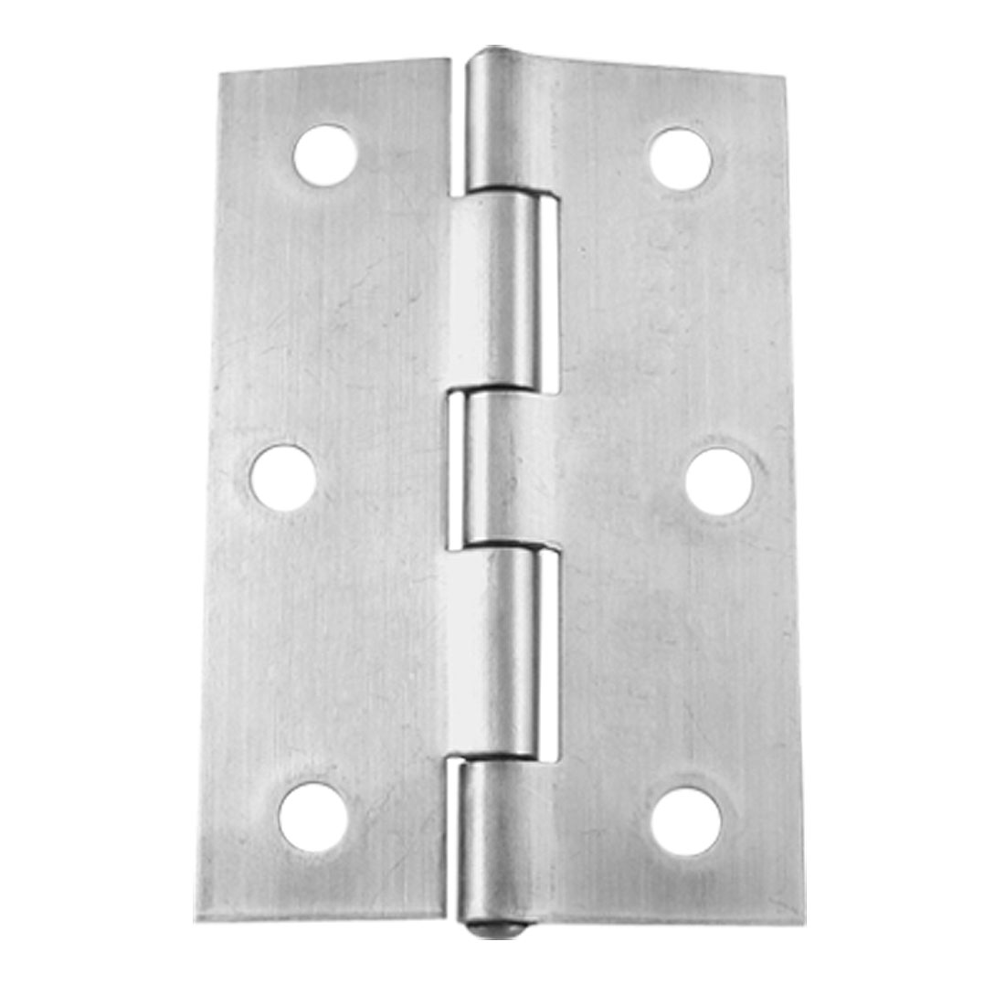 uxcell 2 Pcs Home Furniture Hardware Door Hinge Satin Nickel 2 Length Silver Tone