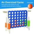 thumbnail image 4 of Open Box SDADI Giant Jumbo 4 in a Row Connect Game Yard Game with Hoops, 4 of 7