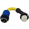 thumbnail image 2 of Conntek 1.5-Feet 50A 125/250V RV/Marine Right Angle Locking Adapter, 2 of 4