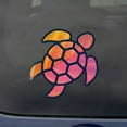 thumbnail image 2 of Sea Turtle Red Orange Leaf Sticker Decal Wall Tumbler Cup Window Car Truck Laptop 2.5 Inches, 2 of 3