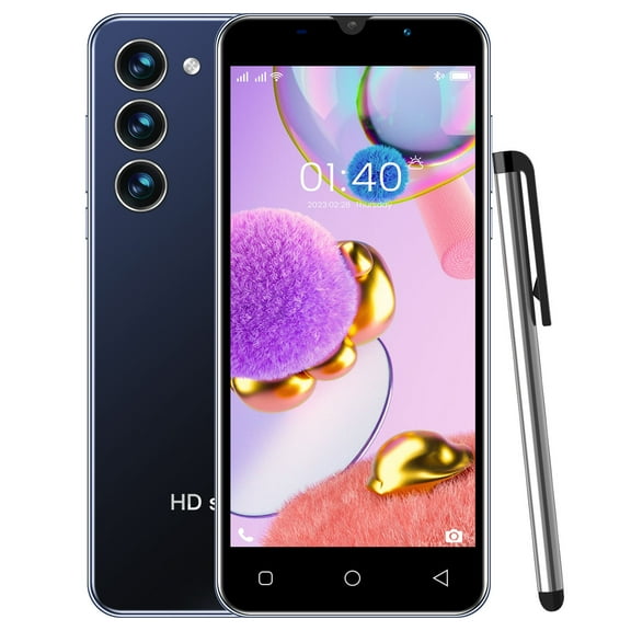 Zznnkj S23 Unlocked Android Smartphone, 5-inch 3GB 512MB 4Gmemory 1500mAh Ultra-long, Exquisite Outdoor Sports Phone, Version 2025, Black