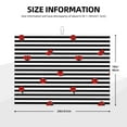 thumbnail image 3 of Easygdp Ladybugs On Black And White Striped Microfiber Absorbent Dish Drying Pad,Kitchen Drying Mat,Can Be Hung, Strong Water Absorption Capacity,Quick Drying, 3 of 9