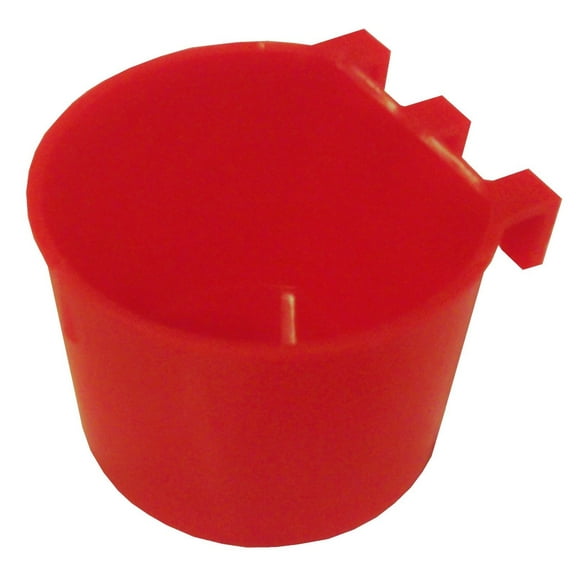 4 PACK- 8 OZ PIGEON QUAIL DOVE CHICKEN RABBIT BIRD FEEDER WATER DRINKER CUP CAGE