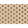 thumbnail image 1 of Ahgly Company Tapis d'Intérieur Lavables en Machine, Rectangles de Transition Brun Clair, 8' x 10', 1 of 7