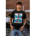 thumbnail image 5 of The Smurfs Current Mood Grouchy Men's Graphic T Shirt Tees Brisco Brands S, 5 of 6