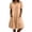 A-Orange, variant on 2026 Summer Dress for Women Cotton Linen Short Sleeve Pockets Button Front Knee-Length Dress