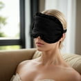 thumbnail image 6 of 1 Pc Sleep Mask Soft Eye Shade Cover for Light for Travel for Rest Black, 6 of 6